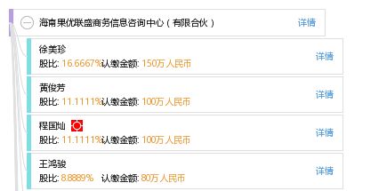 海南果优联盛商务信息咨询中心 有限合伙